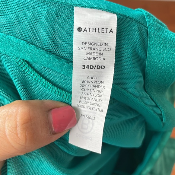 🌊 🍃 Athleta Maldives High Neck Tankini • 34D/DD - Picture 4 of 6